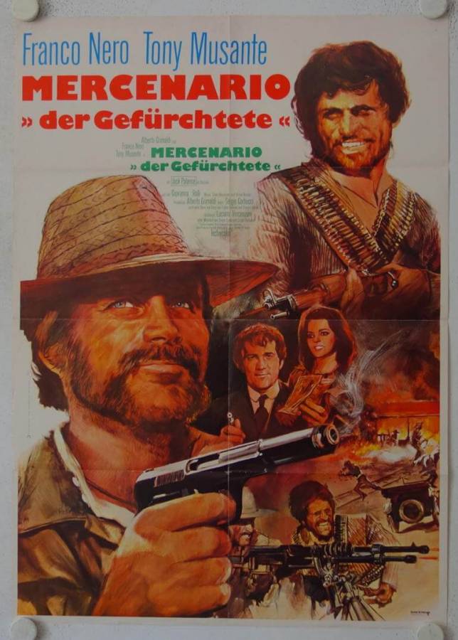 Mercenario der Gefürchtete originales deutsches Filmplakat